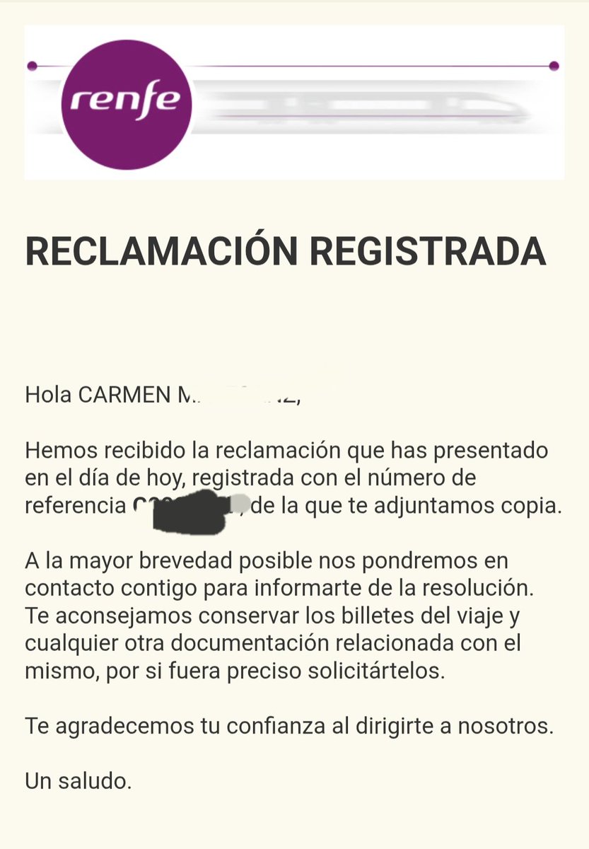 CarmenMatesanz's tweet photo. @transportesgob @oscar_puente_ @sanchezcastejon @Adif_es @CercaniasMadrid @Renfe cómo todo va bien. Os escribo para daros las gracias https://t.co/F7Yu1MgiGu
