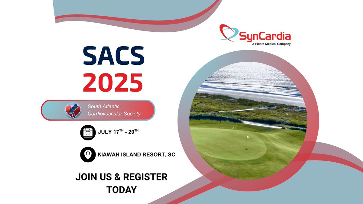 SynCardia is honored to take part in the SACS Annual Meeting. This premier gathering brings together the nation’s leading cardiothoracic surgeons and healthcare professionals.  
sacsconference.com

#SynCardia #PicardMedical #Givingthegiftoftime