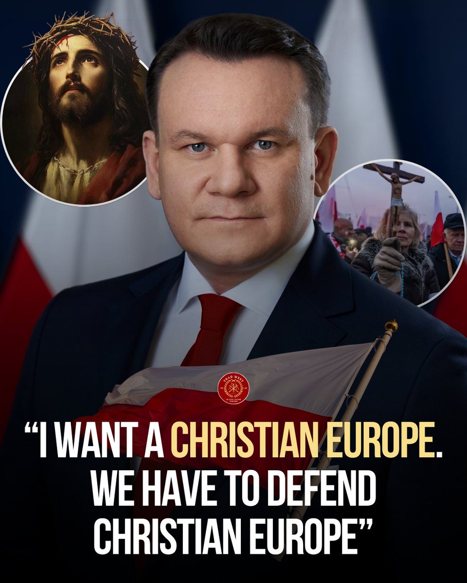 trad_west_'s tweet photo. In Poland, Christ is King. We should be more like Poland. https://t.co/v6VWzW0BTs