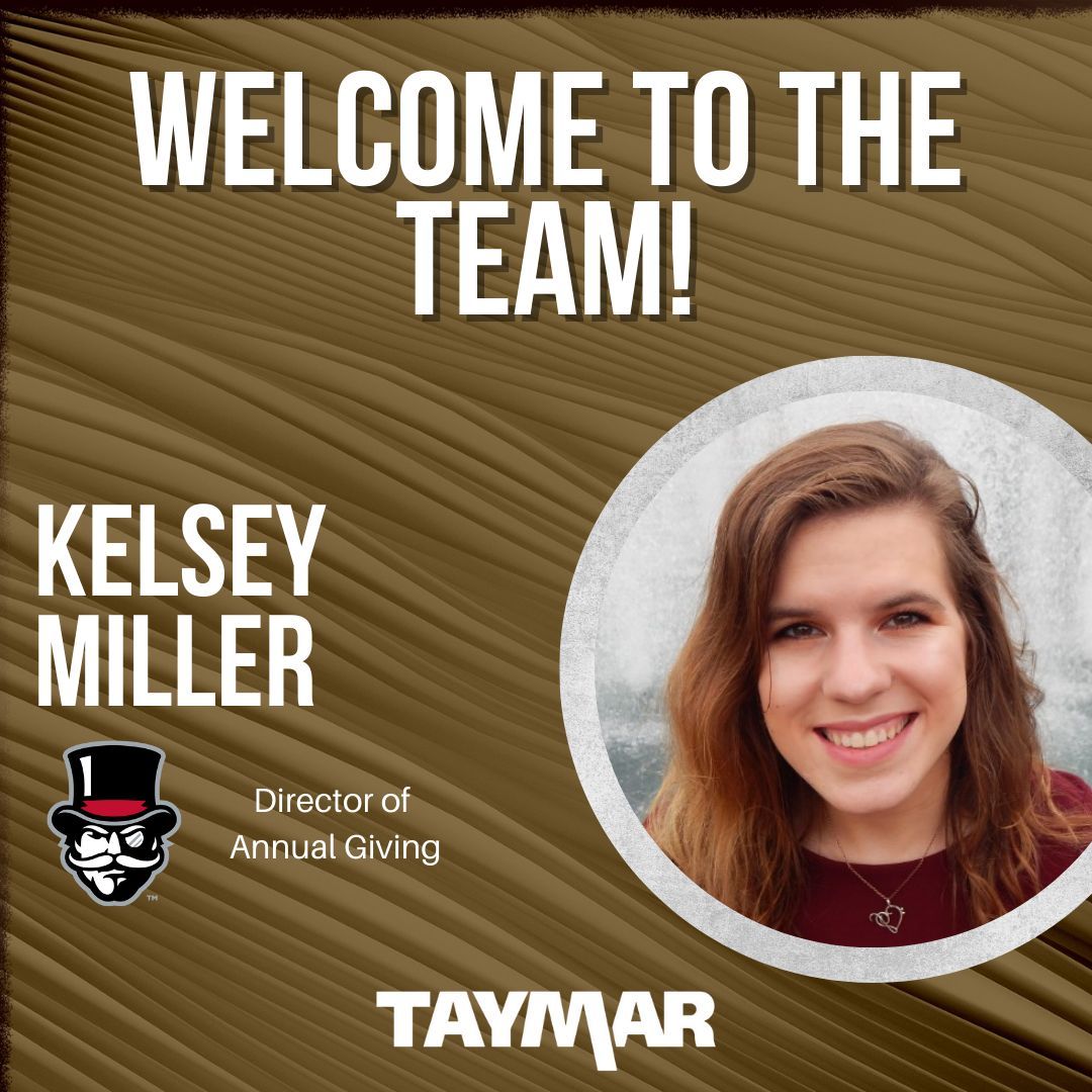 Taymarsalesu's tweet image. Welcome, Kelsey Miller! Kelsey is our new Director of Annual Giving at @LetsGoPeay. She is excited to be joining the team at #ClarksvillesHometownTeam and we are excited to have her.