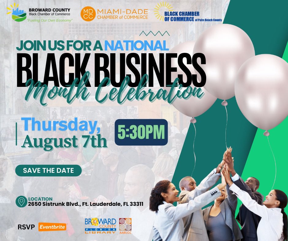 What’s Up Wednesdays- Events to keep your business going and growing.  We are YOUR source for all things #business in #broward.  

Check in with us each week! This summer we are coming in hot 🔥 !  TELL US WHICH EVENTS YOU ARE ATTENDING! 

Register here - eventbrite.com/o/broward-coun…