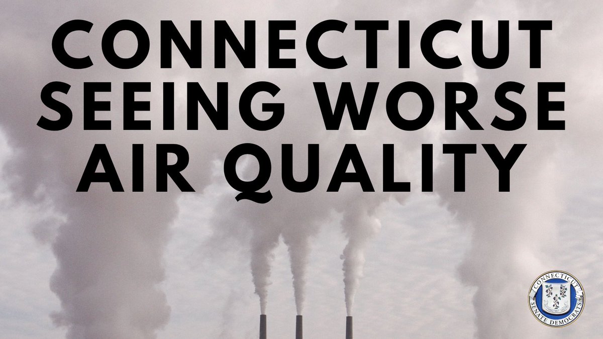 CTSenateDems's tweet image. Air quality in CT has been getting worse. People with asthma, allergies or other conditions are feeling it. 😢 Let’s focus on keeping the air & our neighbors safe.