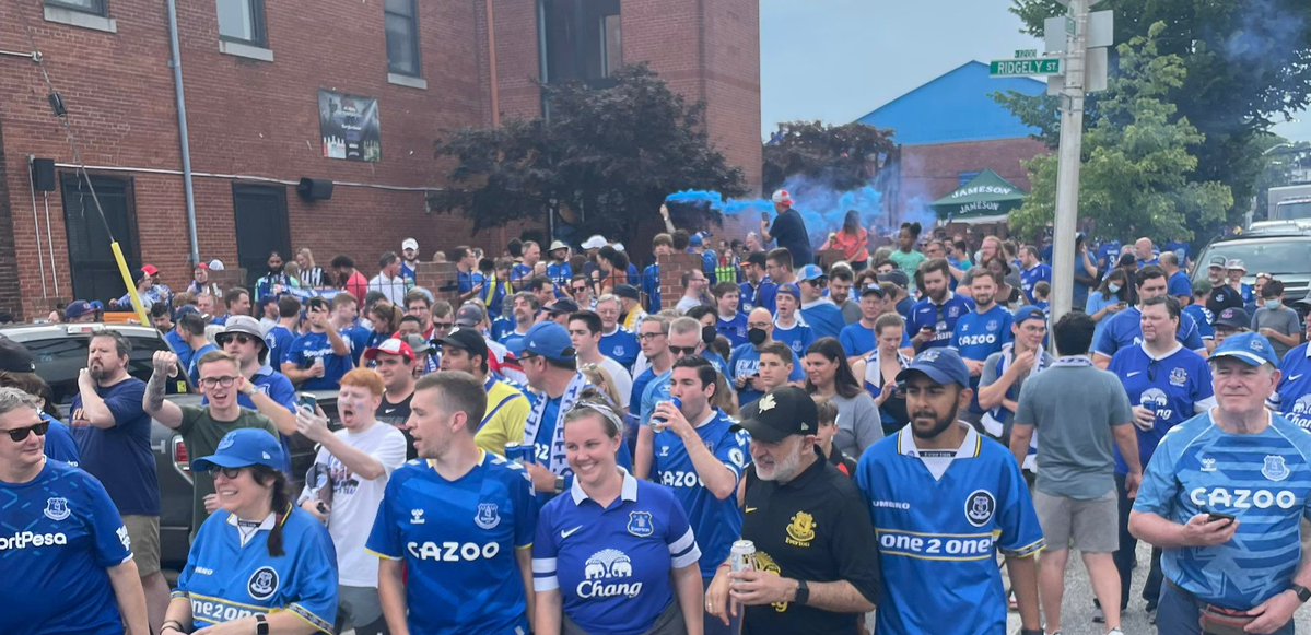 BmoreToffees's tweet image. Three years ago today, Evertonians swarmed Baltimore! If you were there, what’s your favorite memory?