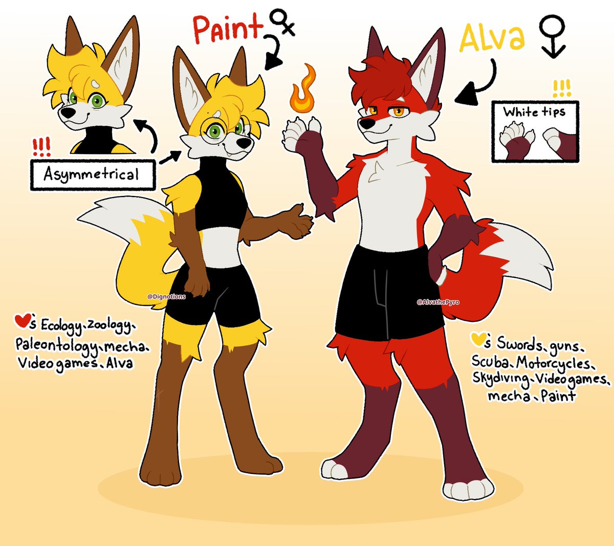 DIGNOTIONS's tweet image. Tiny reference for my Hubby and I! 🦊❤️🦊
