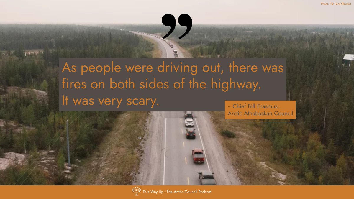 ArcticCouncil's tweet image. 🔥 Arctic wildfires are getting more intense —threatening lives & the homelands of Indigenous Peoples.
Arctic communities must be empowered to lead and contribute in fire management, as they experience fires firsthand.
🎧 Listen to The Arctic on Fire
🔗 pod.link/1822773340