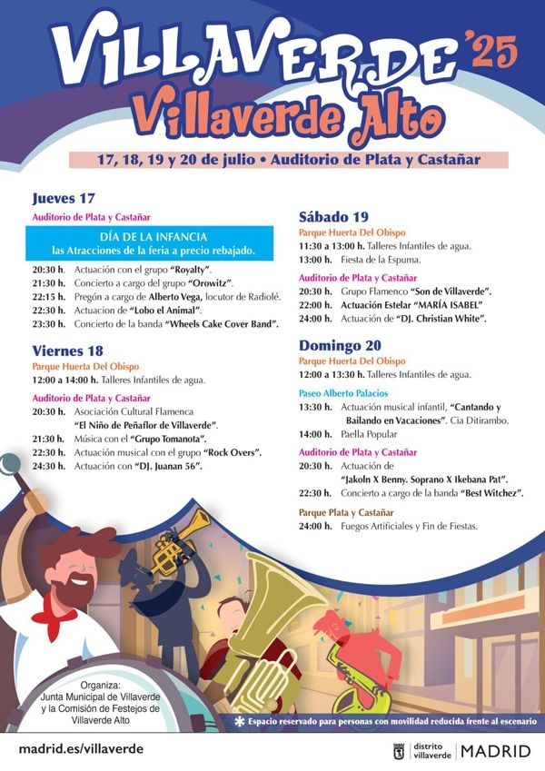 La cantante María Isabel y el flamenco protagonizan las fiestas de Villaverde Alto 

Tendrán lugar del 17 al 20 de julio en el auditorio del parque de Plata y Castañar 

distritovillaverde.com/la-cantante-ma…