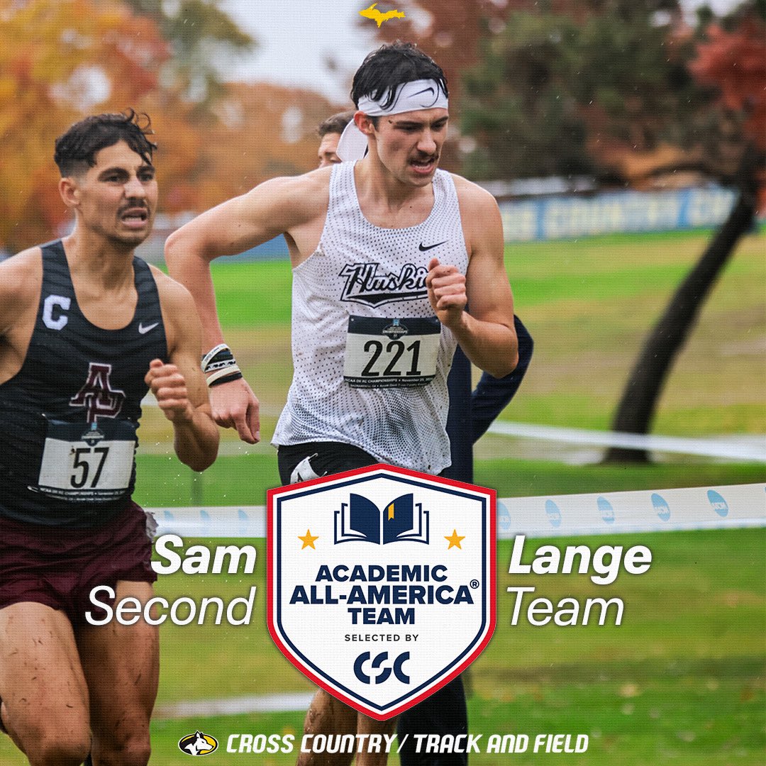 Michigan Tech XC/TF (@mtucctf) on Twitter photo For the second consecutive year, Sam Lange is a College Sports Communicators Academic All-American Second Teamer
📝: michigantechhuskies.com/news/2025/7/16…
#PullTheSled | #FollowTheHuskies For the second consecutive year, Sam Lange is a College Sports Communicators Academic All-American Second Teamer
📝: michigantechhuskies.com/news/2025/7/16…
#PullTheSled | #FollowTheHuskies
