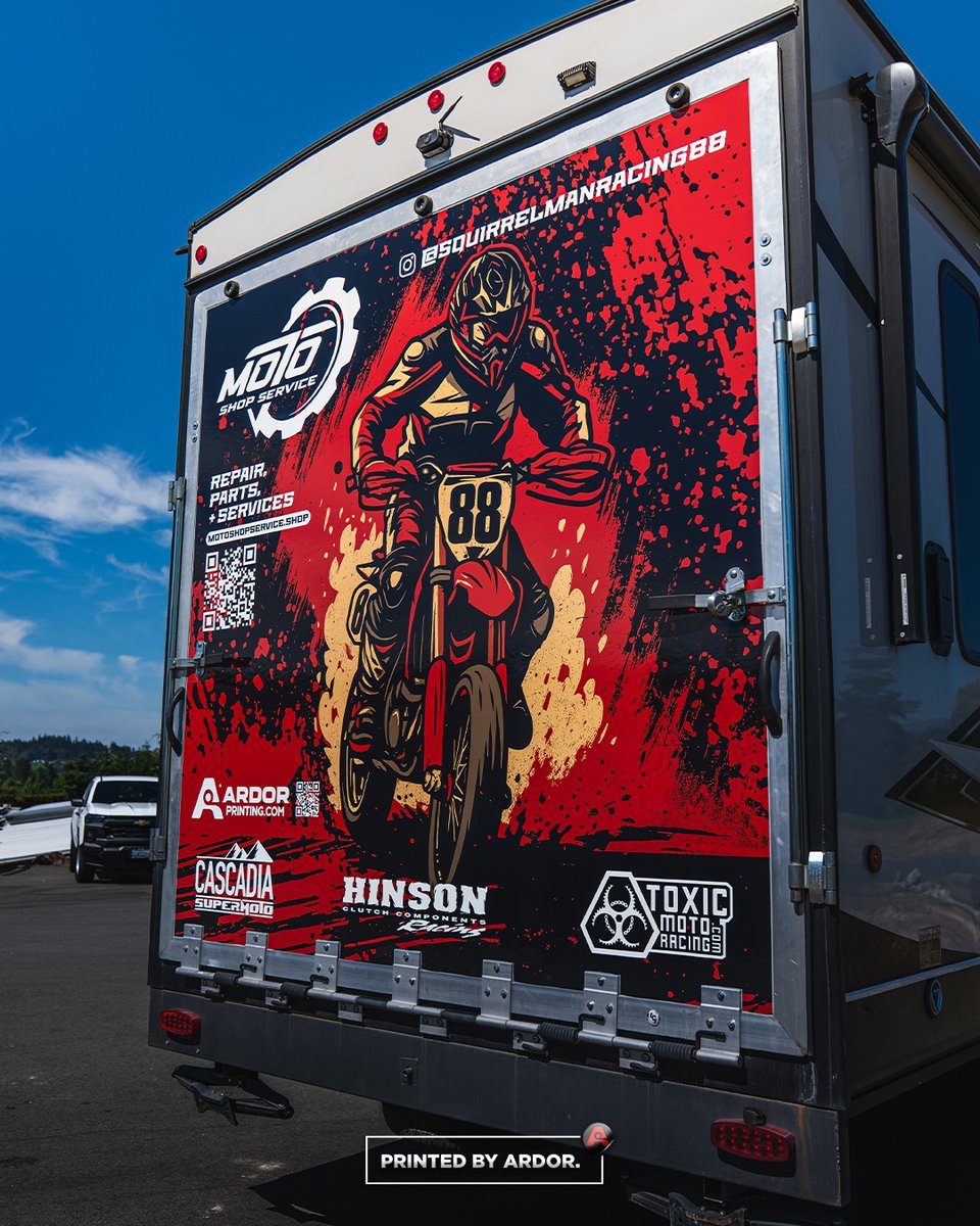 ARDORprinting's tweet image. Showcase your branding with our trailer wrap services!
-
#trailerwraps #vinylwraps #layednotsprayes #paintisdead #design #trailers #motoshopservice