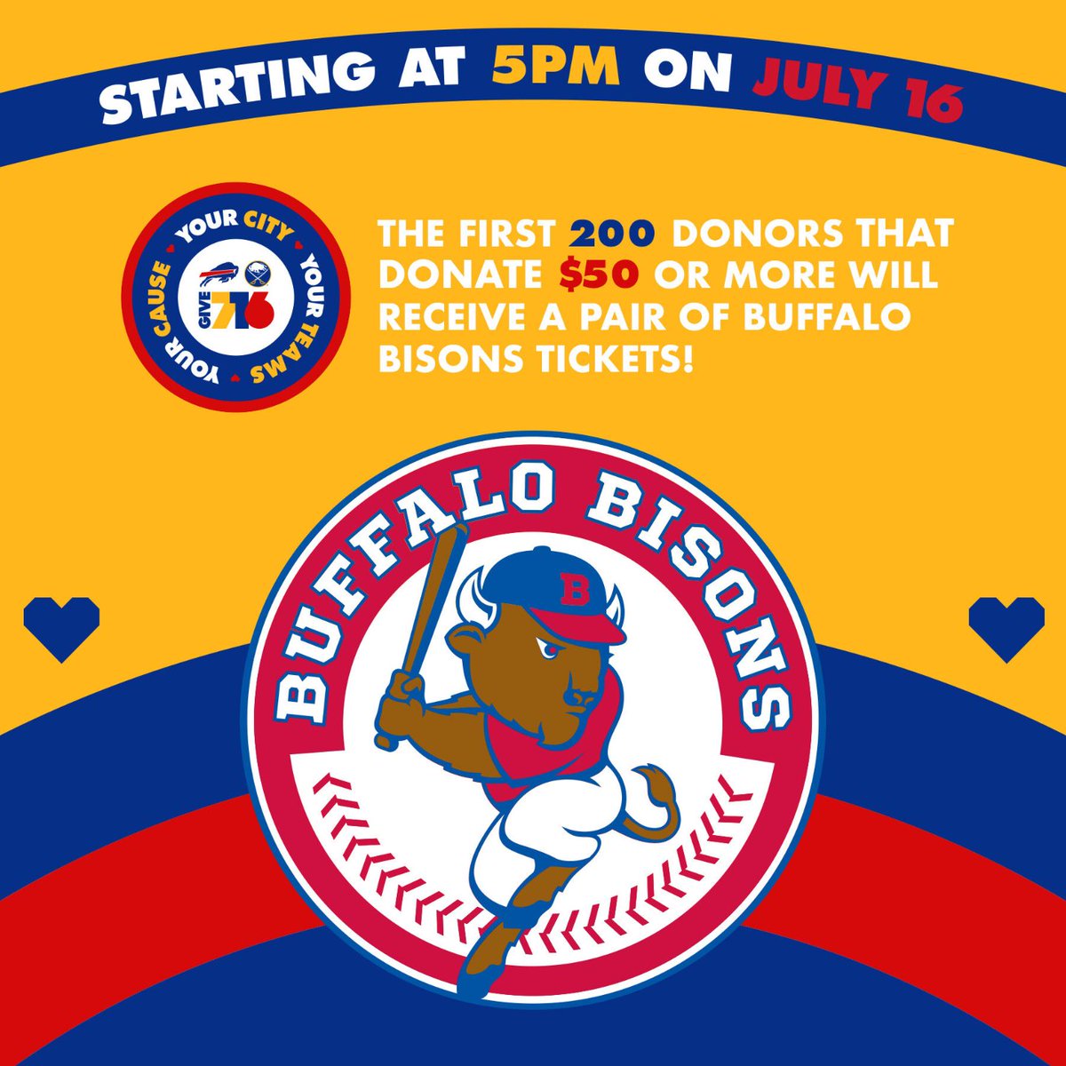 LiteracyBuffalo's tweet photo. ❤️ 💙 There's still plenty of time to join the Give 716 fundraiser... just choose your time to donate and you could be eligible to win a great prize! Every donation goes a long way in helping us bring literacy programming to those who need it. ❤️ 💙
➡️ https://t.co/BXCTytO6jE https://t.co/gztXz0OsA9