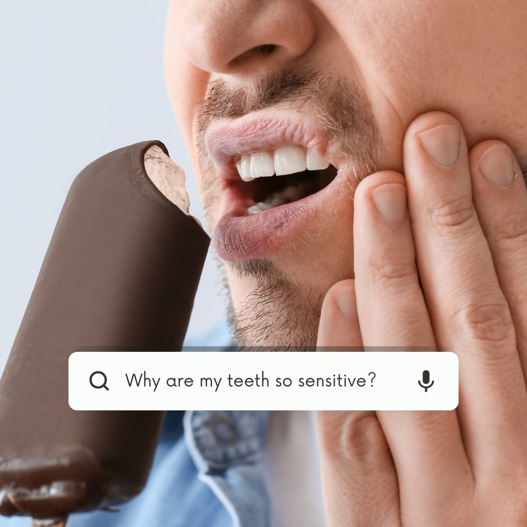 stDentalOralTip's tweet image. Why are my teeth so sensitive? 🤔🦷 Sensitivity can be caused by a variety of factors like worn enamel, gum recession, or even certain foods and drinks. If your teeth are bothering you, let’s chat! 😁💙 #SantaTeresaDental #ToothSensitivity #HealthySmile