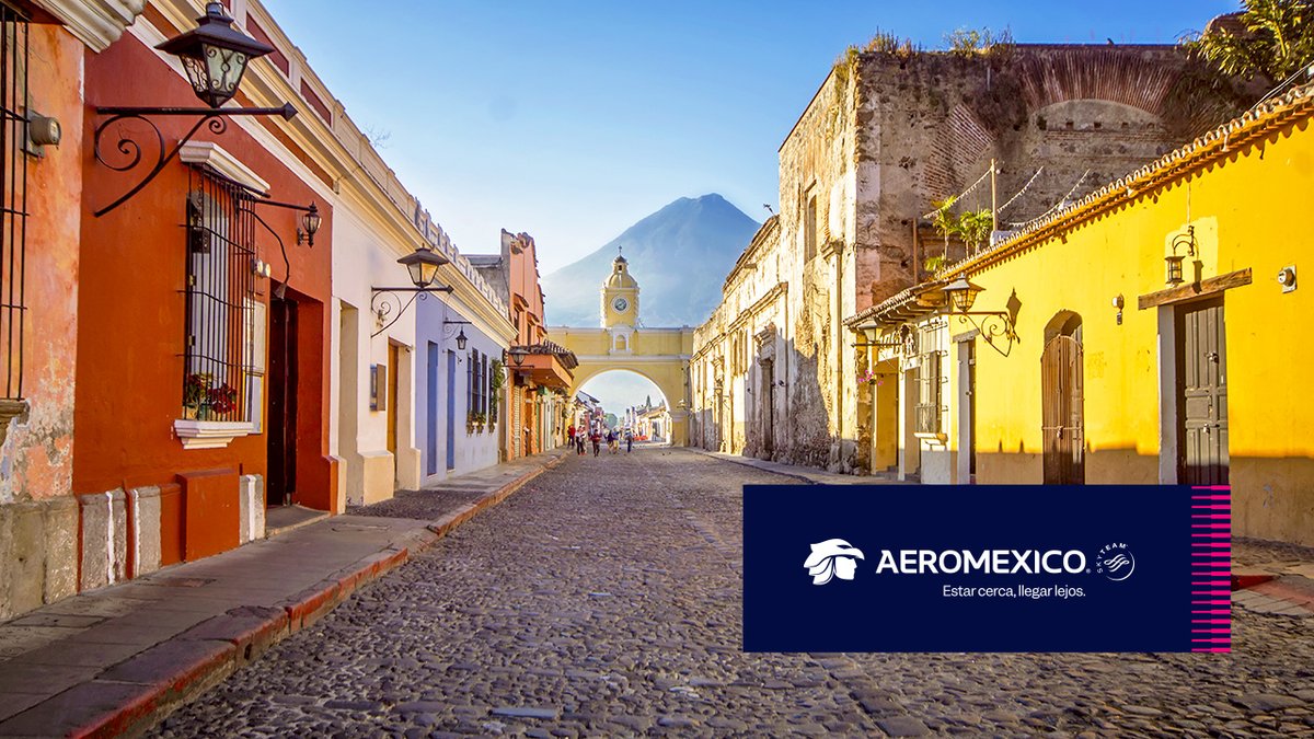 Aeromexico's tweet image. ¡Este mes cumplimos un año más conectándote con Guatemala! 🇬🇹 Y qué mejor forma de celebrarlo que planeando tu próximo viaje para descubrir alguna de estas 4 maravillas.

Gracias a @guatemala_dgac por acompañarnos en esta ruta. #DGAC