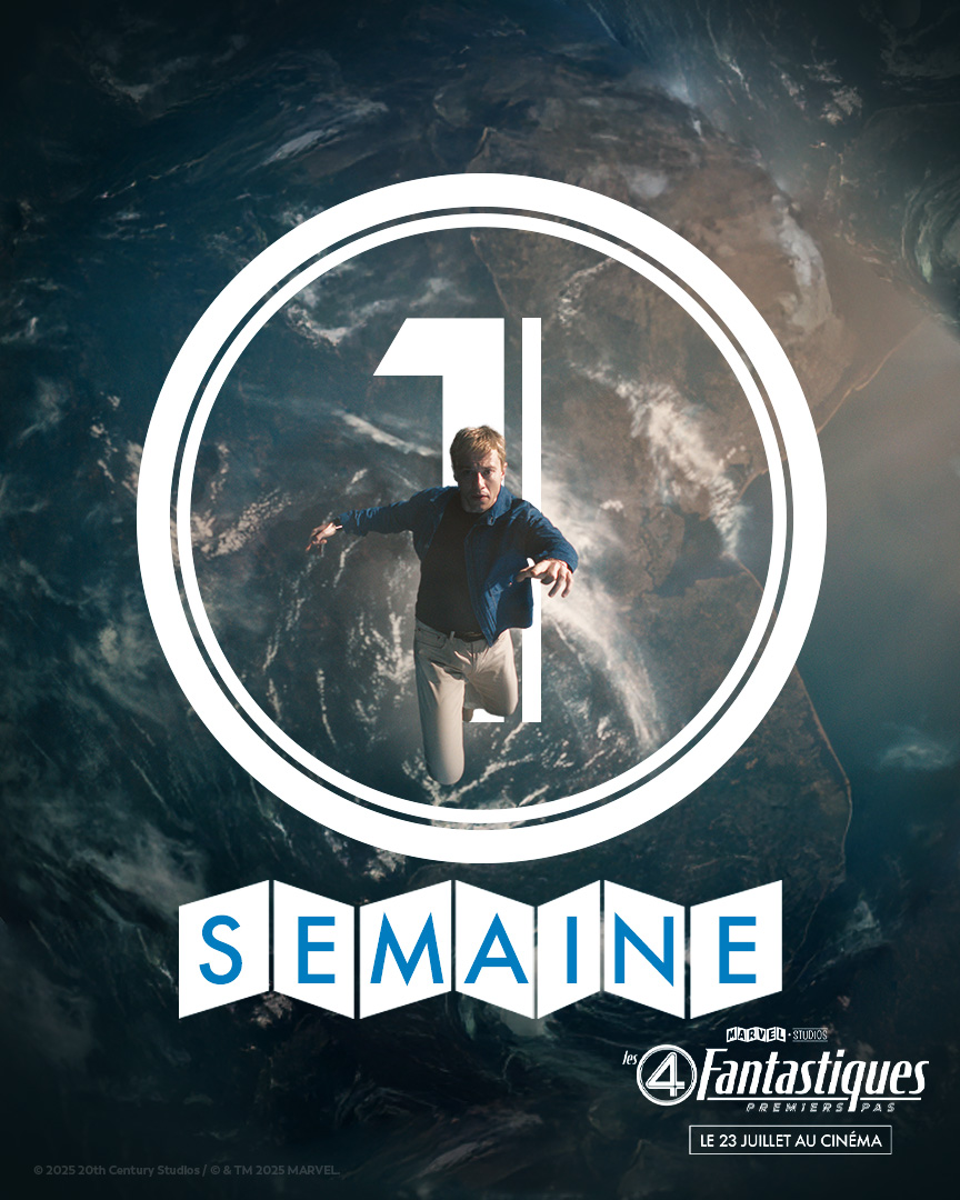 Plus qu'une semaine avant de rejoindre la famille la plus iconique du MCU. 💙

#Les4Fantastiques : Premier pas, le 23 juillet au cinéma.