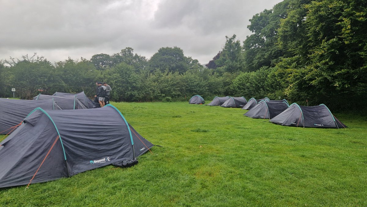 DAOSdofe's tweet image. DAOS Gold
Day 2
It rained and it rained but all students remained positive
And completed their first day  if a little soggy!