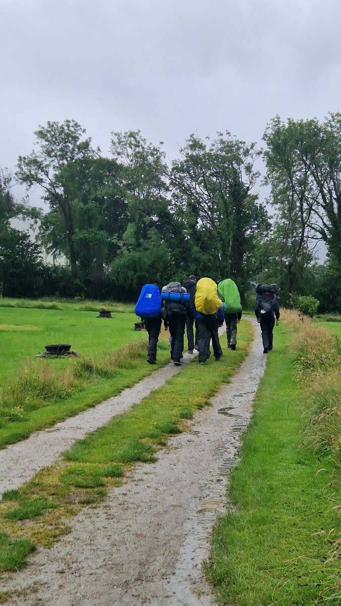 DAOSdofe's tweet image. DAOS Gold
Day 2
It rained and it rained but all students remained positive
And completed their first day  if a little soggy!