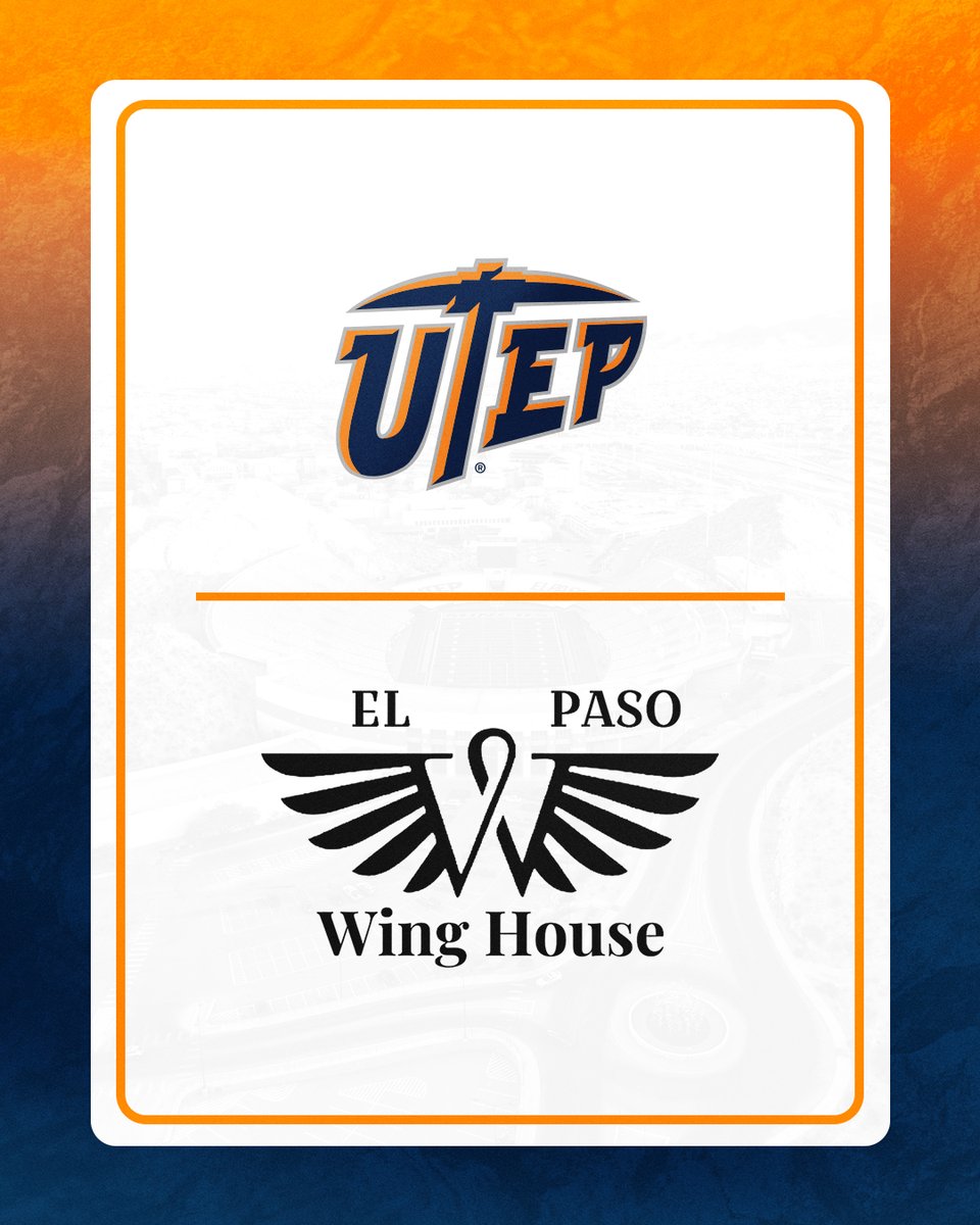 UTEPAthletics's tweet image. Welcome to the Miner Family!
We’re excited to welcome El Paso Wing House as an official sponsor of UTEP Athletics! From post-game wings to game-day vibes, they’re serving up great food and Miner spirit.
Let’s make this season extra saucy!
#PicksUp
