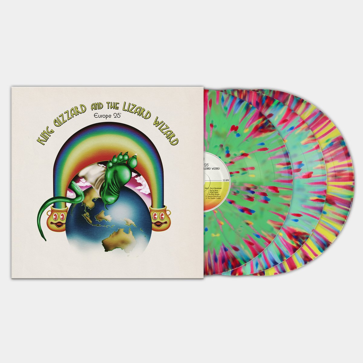 LEVITATION (@levitation) on Twitter photo We bring you a curated collection of live cuts from <a href="/kinggizzard/">King Gizzard</a>'s '25 tour! This compilation includes 15 shows into 29 tracks over three LPs! Packaging includes photos from the tour and original artwork, all complimented with your choice of 5 slipmats:
LEVITATION.FM/GIZZ We bring you a curated collection of live cuts from <a href="/kinggizzard/">King Gizzard</a>'s '25 tour! This compilation includes 15 shows into 29 tracks over three LPs! Packaging includes photos from the tour and original artwork, all complimented with your choice of 5 slipmats:
LEVITATION.FM/GIZZ