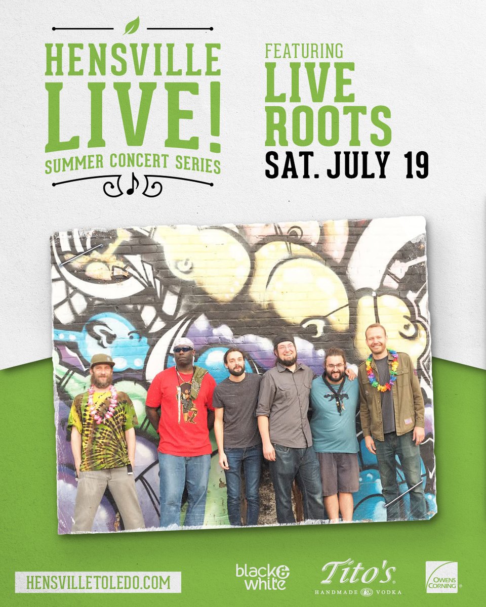 Hensville's tweet photo. Catch The Toads and LIVE ROOTS in Hensville this Saturday from 3-6 p.m. 🎵 

Come jam with us before the game: https://t.co/i0Uyf8sdoo https://t.co/v4M5jRRLLB