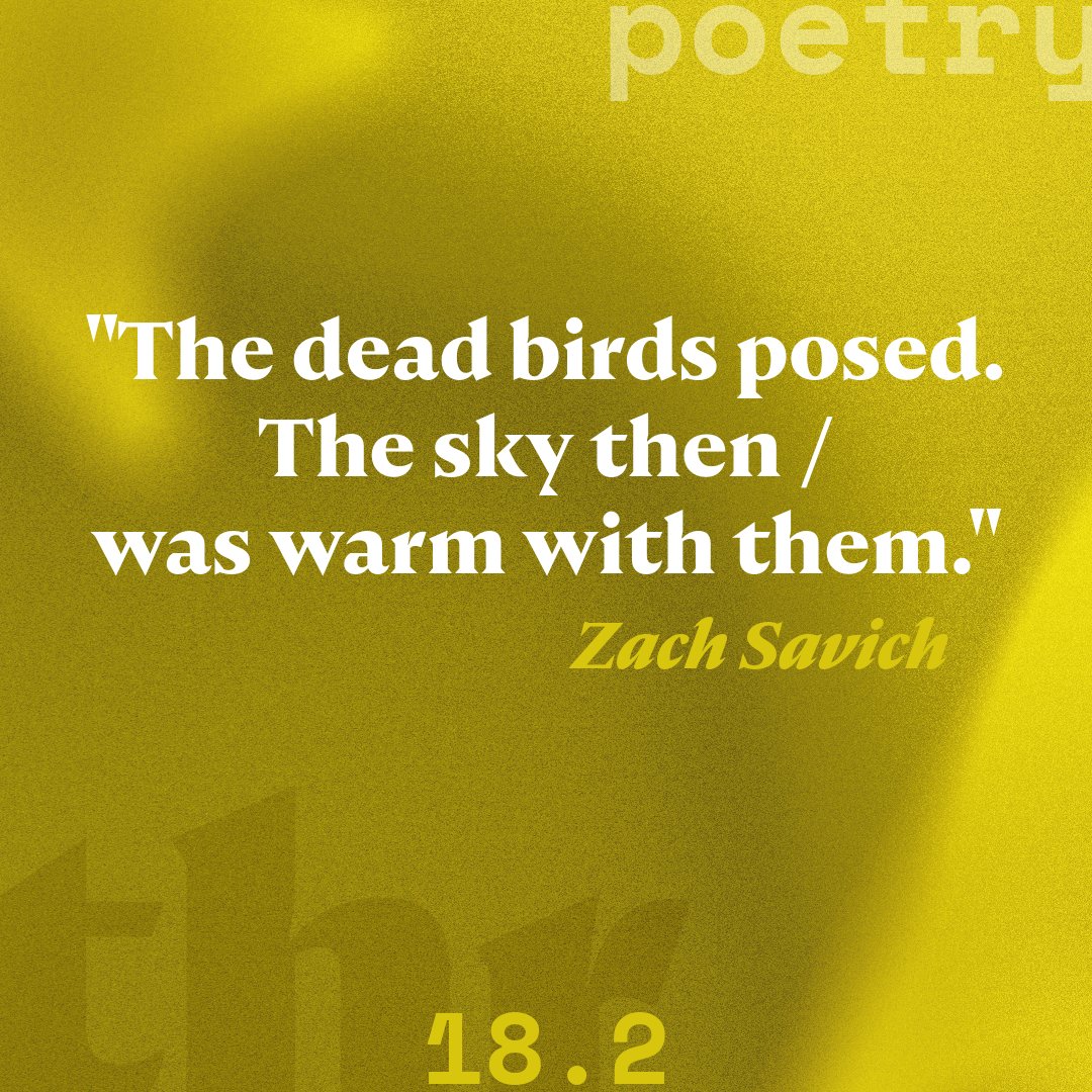 Hopkins_Review's tweet image. Start your subscription to read Zach Savich&apos;s poetry, and more, in THR 18.2!

hopkinsreview.com/shop
