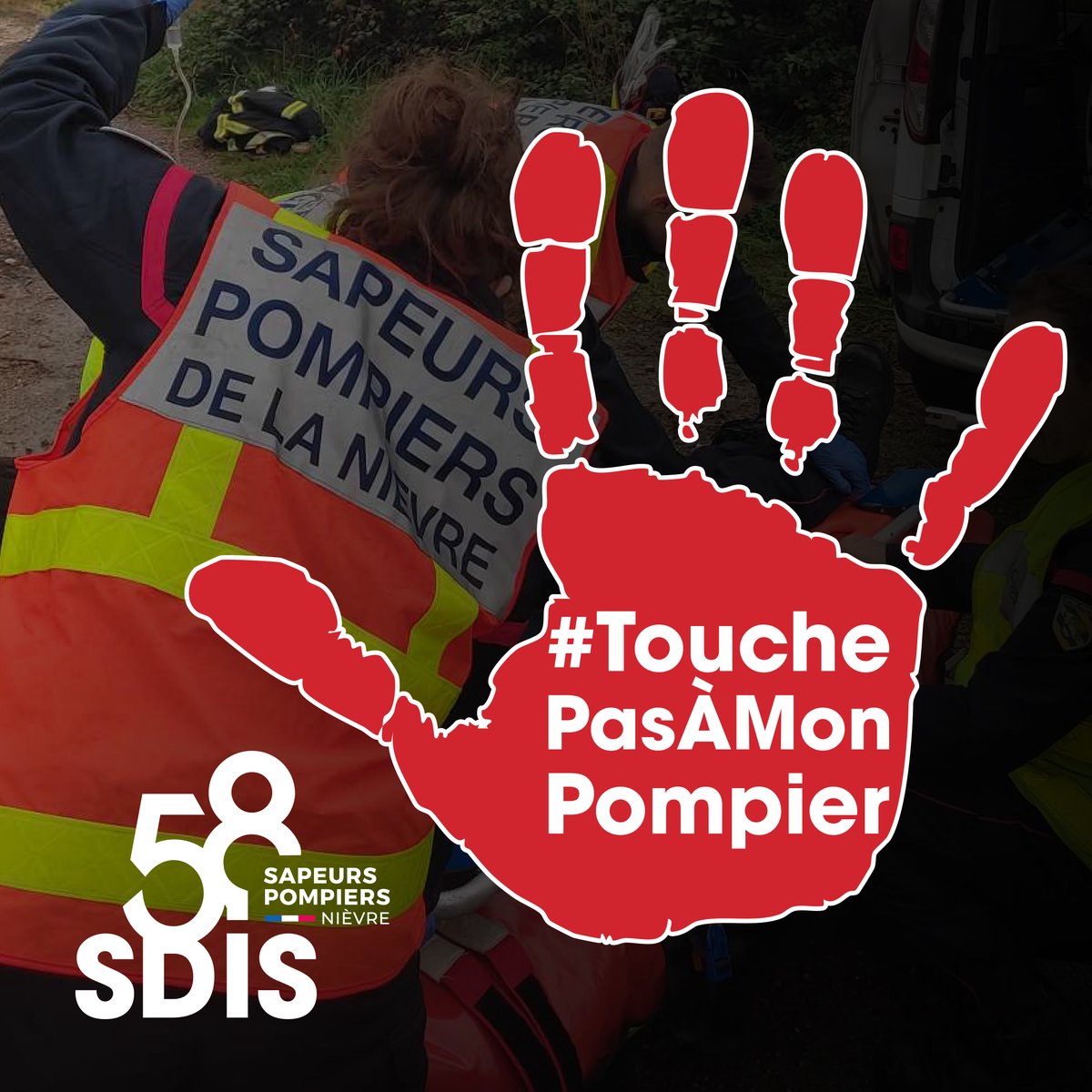 🚨 Tolérance zéro face aux agressions contre les sapeurs-pompiers ! 

Entre 2023 et 2025, plusieurs agents du SDIS 58 ont été agressés. 

5 affaires ont donné lieu à des poursuites, avec condamnations des auteurs à de la prison ferme ou avec sursis. 

#TouchePasAMonPompier