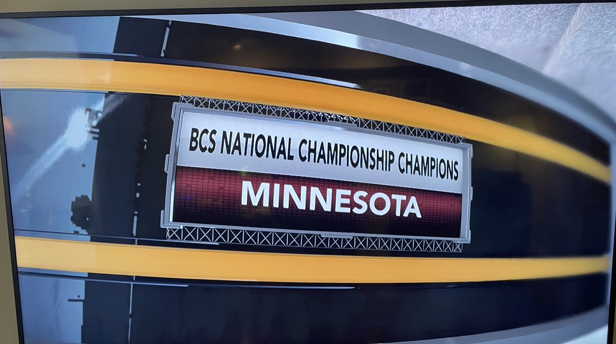 Still on NCAA ‘12. Not giving it up until the PS3 dies. 

Defending National Champion Minnesota hosts Akron in the season opener tomorrow night. 

(Payday game to give back to my alma mater)