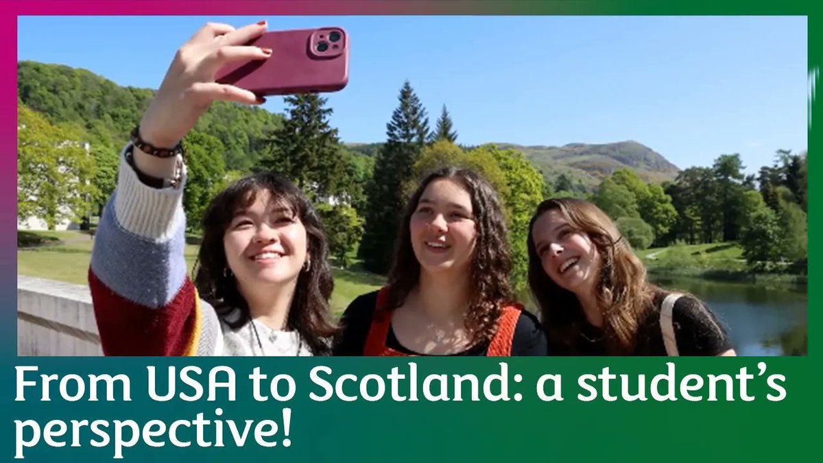 StirUni's tweet image. Thinking about studying abroad from the USA? We sat down with #UofStirling student Kristiine, to hear what her journey has been like. ✈️
To find out more, visit our website: brnw.ch/21wUc5K
