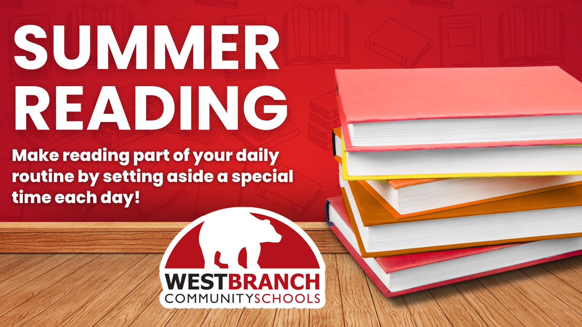 SUMMER READING TIP! 📚😎

Make reading part of your daily routine by setting aside a special time each day. Let kids and teens choose books that match their interests to keep reading fun and engaging!
