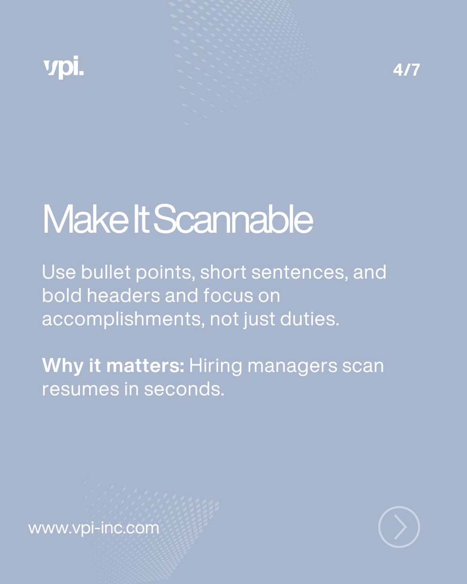 vpiinc's tweet image. ⁠
🚀 Want one-on-one resume support? We’ve got you—contact VPI today!⁠
⁠
#ResumeTips #JobSearch2025 #CareerSupport