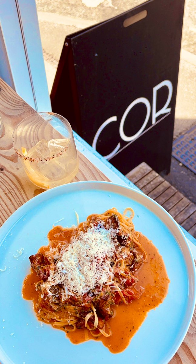 Lunch… <a href="/CorRestaurant/">COR restaurant</a> #properlunch #cor #lovethelamb #windowseat