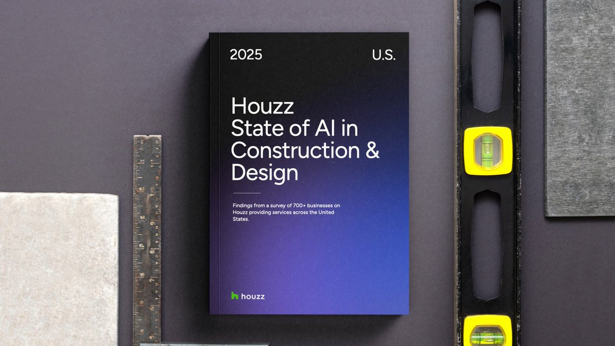 AI is making waves in construction + design. 🌊🛠️

Our 2025 State of AI report shows that pros are embracing it to streamline tasks, boost creativity &amp; save time.

See the full report on insights from a survey of 700+ pros. bit.ly/3GCgn4j 

#AITrends