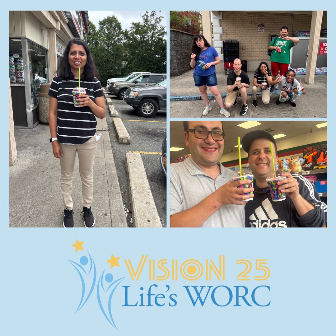 🍧 Last week, our Day Hab participants beat the heat with some refreshing Slurpees — the ultimate summer treat! ☀️