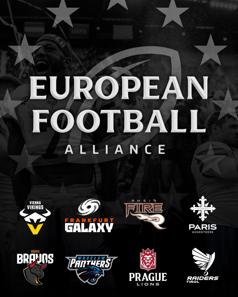 For a Fair Future of European Football.
 
The EFA unites eight of Europe’s leading American football franchises behind a common mission: to raise the quality, sustainability, and visibility of the sport across the continent.
 
Our goal is to build a stronger, more transparent,