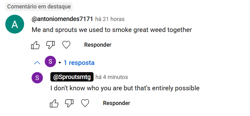 SproutsMtg's tweet image. My average youtube viewer