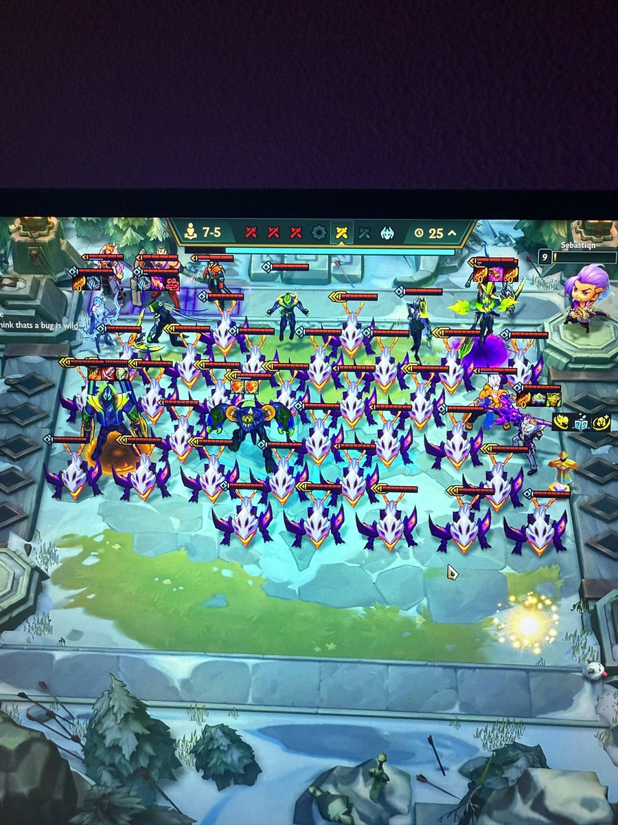 JeremyC_1's tweet photo. @emilyywng @Mortdog @Mortdog  this is also a problem😂 so many of them they were spawning on the other side of the board and deleting any of his units that were in the same space https://t.co/db4z7ueiKw