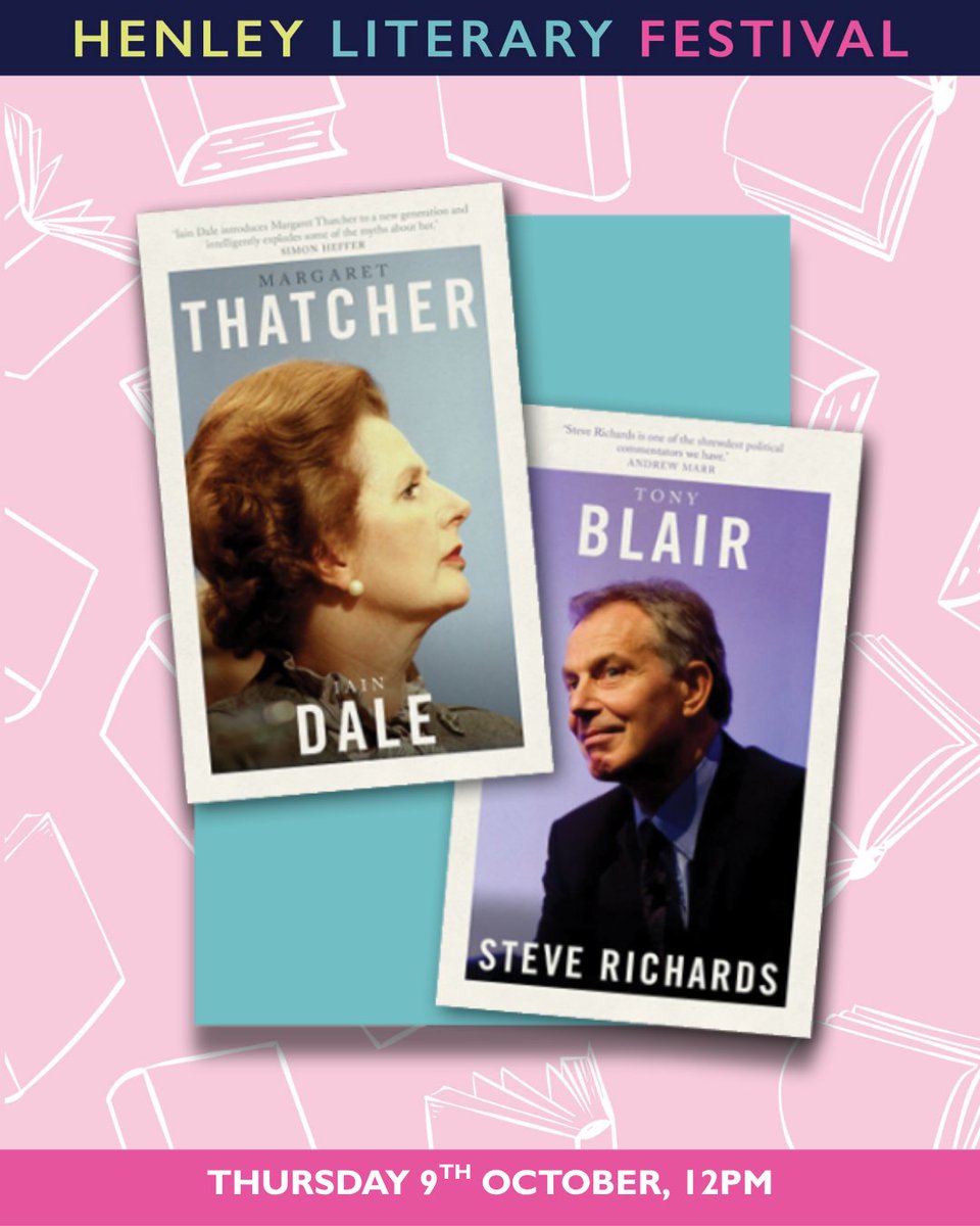 Iain Dale (@iaindale) on Twitter photo Two prime ministers for the price of one!
Join <a href="/steverichards14/">steve richards</a> and I at the <a href="/HenleyLitFest/">Henley Literary Festival</a> on 9 October at noon.
Tickets here
henleyliteraryfestival.co.uk/whats-on/richa… Two prime ministers for the price of one!
Join <a href="/steverichards14/">steve richards</a> and I at the <a href="/HenleyLitFest/">Henley Literary Festival</a> on 9 October at noon.
Tickets here
henleyliteraryfestival.co.uk/whats-on/richa…