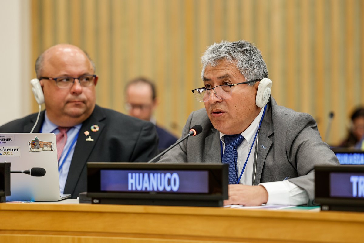 📍#LRGF on the #2030Agenda

👏Antonio Pulgar Lucas, Governor of Huánuco, stresses that #LRGs know the gaps, and work with national governments to generate real actions and policies. They know SDGs will only be met w/ multilevel cooperation &amp; governance.

#HLPF2025 #Listen2Cities