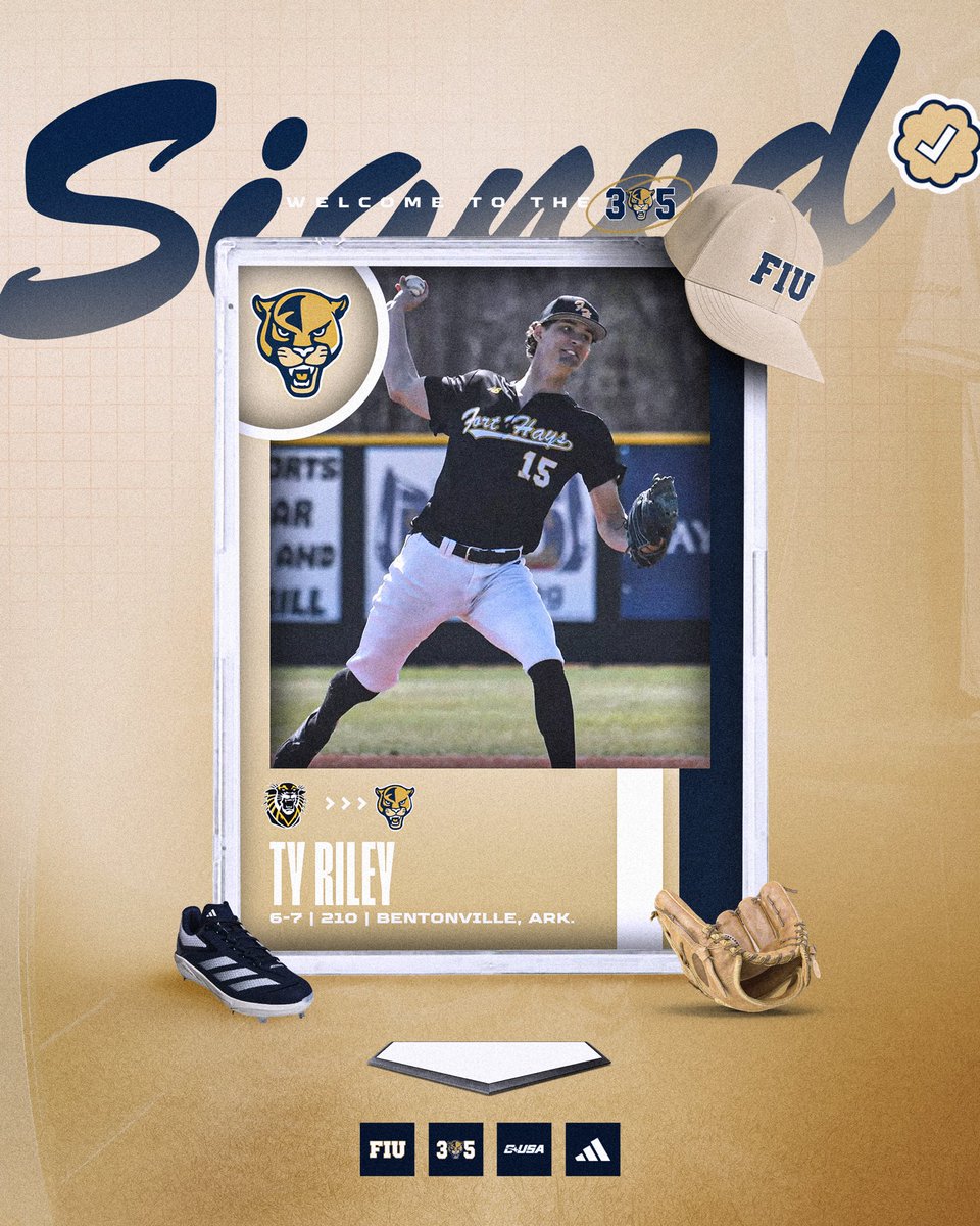 Strikeout MACHINE 🤖 Welcome, <a href="/RileyTyrus/">TyrusCraigRiley</a> to Miami!

• 6-7 | RHP | Fort Hayes State
• D2CCA All-American honorable mention 
• 115 strikeouts in 92.2 IP this past season