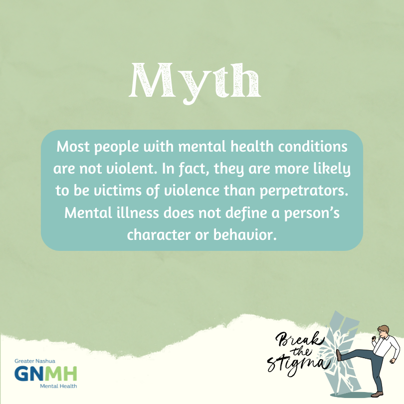 Mental Health Myth vs. Fact! What are your thoughts?