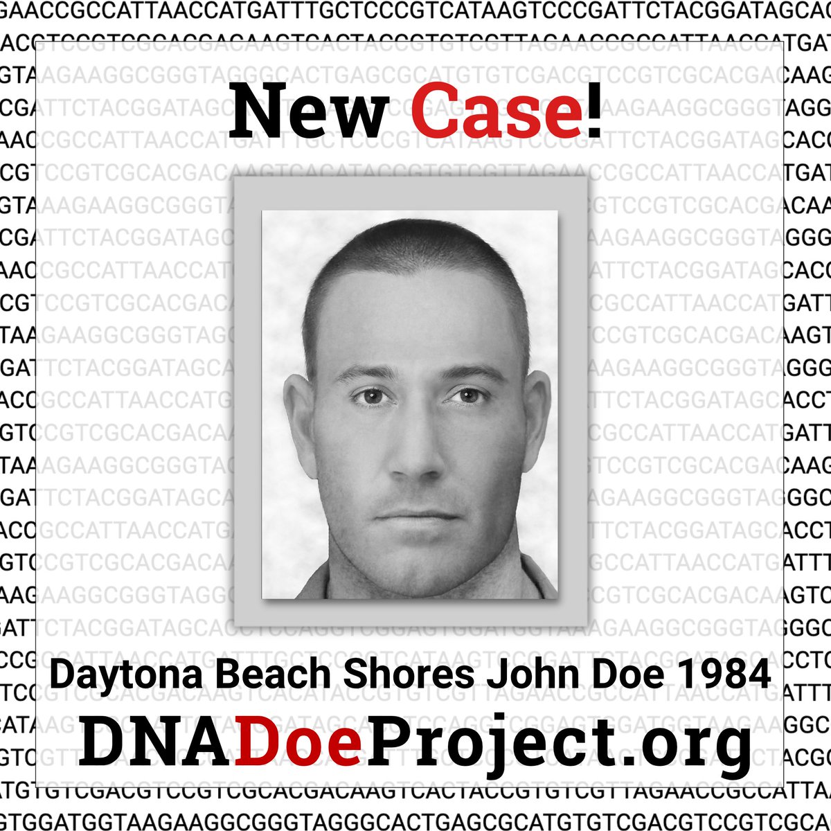 The DNA Doe Project has begun work on a new case in partnership with Volusia County Medical Examiner’s Office in Florida. More details here:
dnadoeproject.org/case/daytona-b…