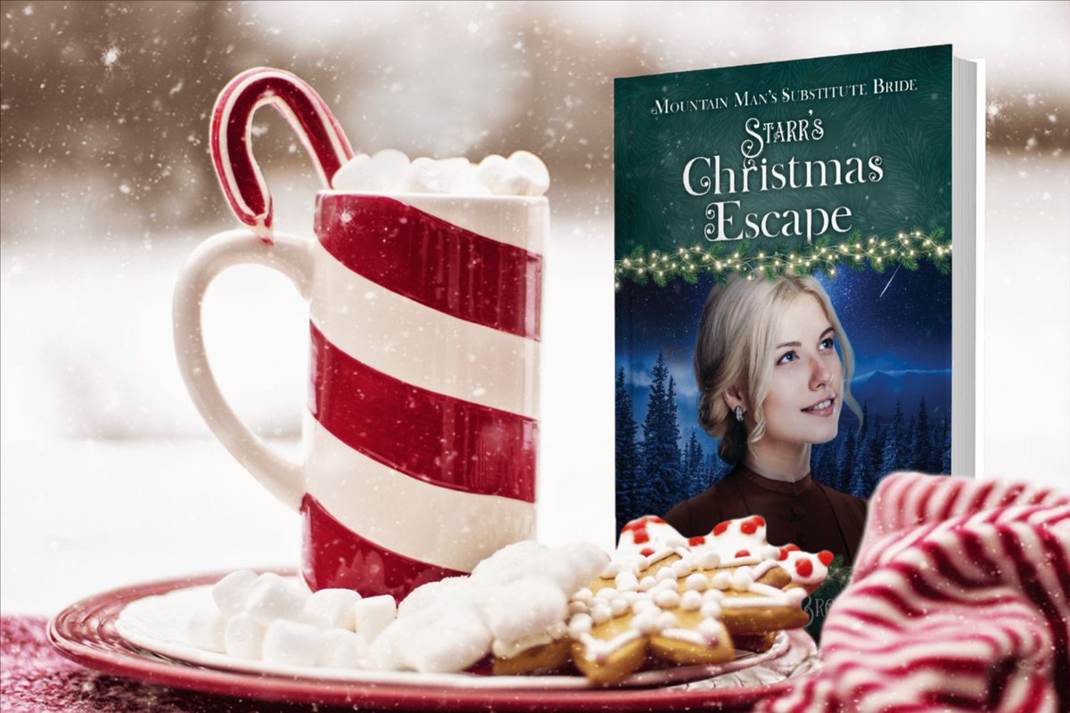 BAboutWriting's tweet photo. SHE'S HERE! The #mailorderbride Dorian sent for took one look at him and fled back east. Just in time for #Christmas, another woman shows up as a substitute bride, starry-eyed and determined to stay. Starr's Christmas Escape https://t.co/sk7YHaFSie #Historical Romance #FaithRead https://t.co/daU5En9iFn