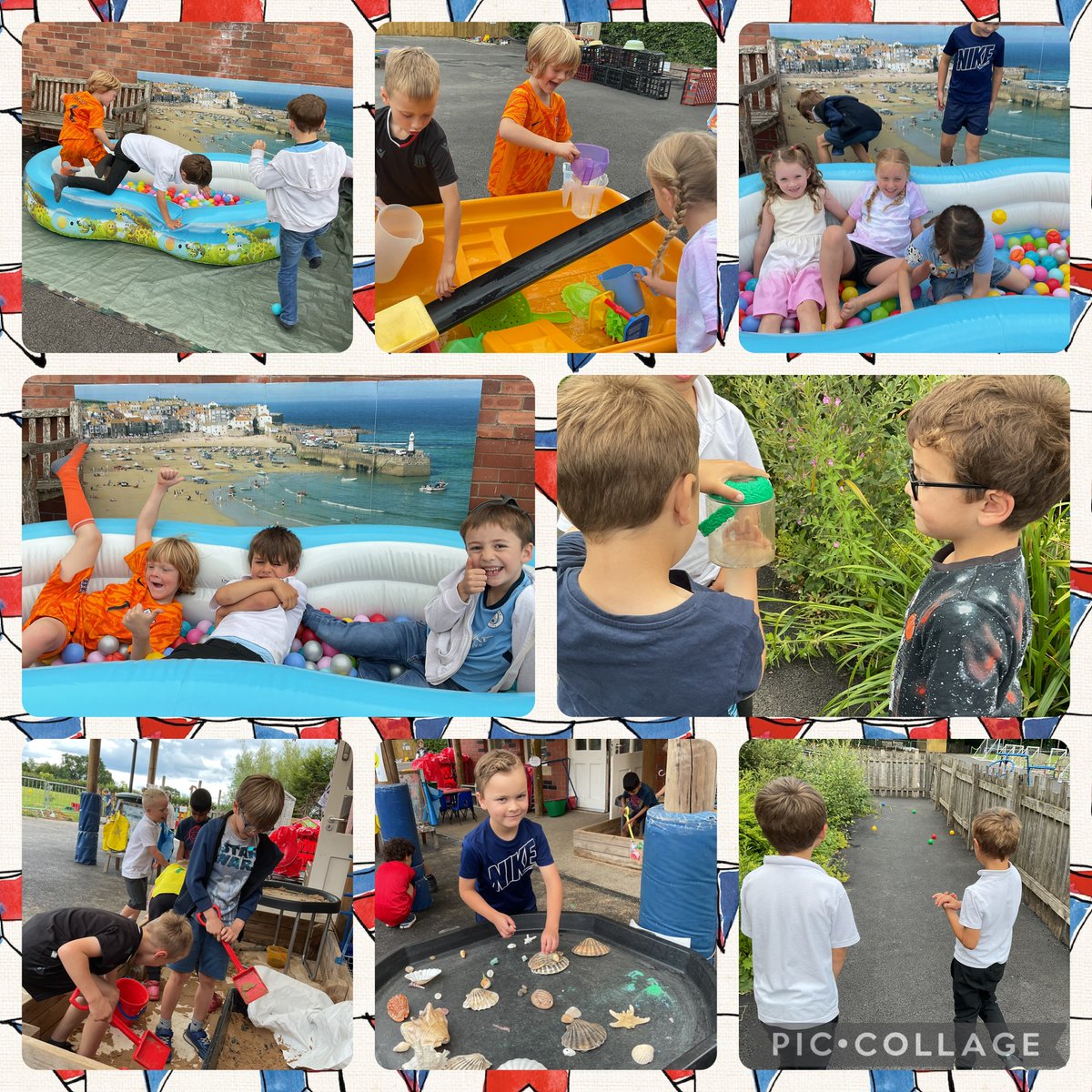 Mottram_Academy's tweet photo. Year 1 had a wonderfully fun time on their ‘Beside the Seaside’ day today! 🌊🏖️🐚 https://t.co/t6KAOfCxX5