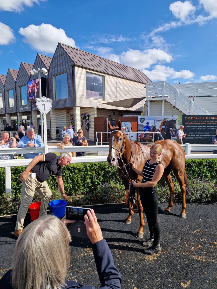 Grant Tuer Racing (@granttuerracing) on Twitter photo Bellarchi WINS gamely in the last at <a href="/CatterickRaces/">Catterick Racecourse</a> under <a href="/olistammers/">Oli Stammers</a> for her owners <a href="/NBradleyRacing/">Nick Bradley Racing</a> 🖤🤍
Congratulations to her owners🥂 Well done to her regular rider Cerys and all the team at home!!
#winnerno15 Bellarchi WINS gamely in the last at <a href="/CatterickRaces/">Catterick Racecourse</a> under <a href="/olistammers/">Oli Stammers</a> for her owners <a href="/NBradleyRacing/">Nick Bradley Racing</a> 🖤🤍
Congratulations to her owners🥂 Well done to her regular rider Cerys and all the team at home!!
#winnerno15