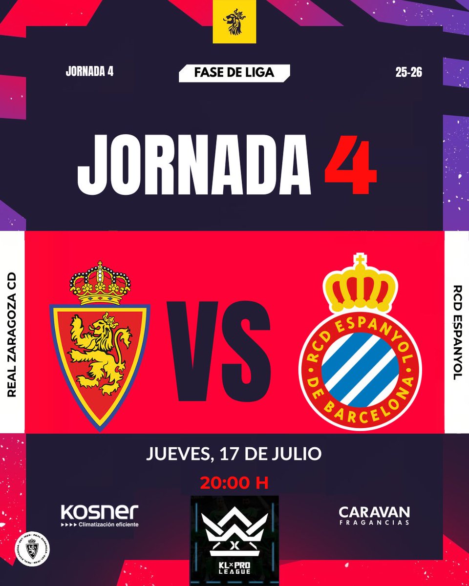 TW Real Zaragoza CD (@twrzaragoza) on Twitter photo 🏆 Confirmado el horario de la J4 ❗️
⏰ Jugaremos contra el <a href="/RCDETwClubesPro/">Tw Rcde Clubes Pro odiamos a negredo</a> el jueves 17 de junio a las 𝟮𝟬:𝟬𝟬 horas 🏆 Confirmado el horario de la J4 ❗️
⏰ Jugaremos contra el <a href="/RCDETwClubesPro/">Tw Rcde Clubes Pro odiamos a negredo</a> el jueves 17 de junio a las 𝟮𝟬:𝟬𝟬 horas