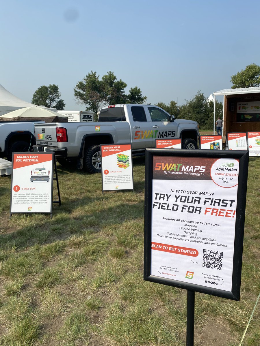 Already lots of action at the  #SWATMAPS booth at #AIM25. Come for a visit, check out our new deals and enter for a smoker!