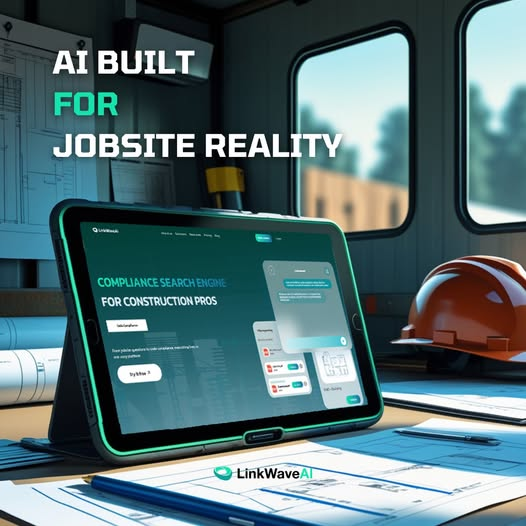 LinkWaveAI's tweet image. AI that works where you build.

LinkWaveAI was shaped by real jobsite needs fast answers, mobile-friendly, no jargon. Built for builders, not engineers.

#LinkWaveAI #JobsiteTools #BuildSmarter #ConstructionReality #BuiltForBuilders