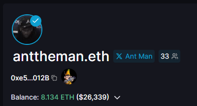 AntTheMxn's tweet photo. Alright first serious post, was planning to go all in roleplay mode into character but this requires a lot of work so I'll just keep it casual instead.   
I made public wallets when I created this account so 3 months ago or so but since onchain has been really dry I decided to not post anything until the first couple big trades. 
For starters here are the public wallets:    

Solana Main: H7kHyftbyYN72uAeFx2dQNvbiikXN7ynvCYt4NraKBcy  Solana Swing: 2nSJuyacWyKfFT9wTV2sWxKsEE58b7zqzQqAWTv9sH2Y  

EVM main: 0xe5dfFF88bF573b00D50f2ebf151E20aDC32F012B EVM Swing: 0x758256139D1920830Aa7fA9587059442116E06f2  

Main wallets (verified on cielo) are for active day2day trading, usually compounding small Ws on-chain during slow periods to fill up the swing wallets to eventually swing big when opportunity presents itself.  Swing wallets are for swinging and also parking size, the pkeys are not connected to any trading bot and I suggest y'all do the same.