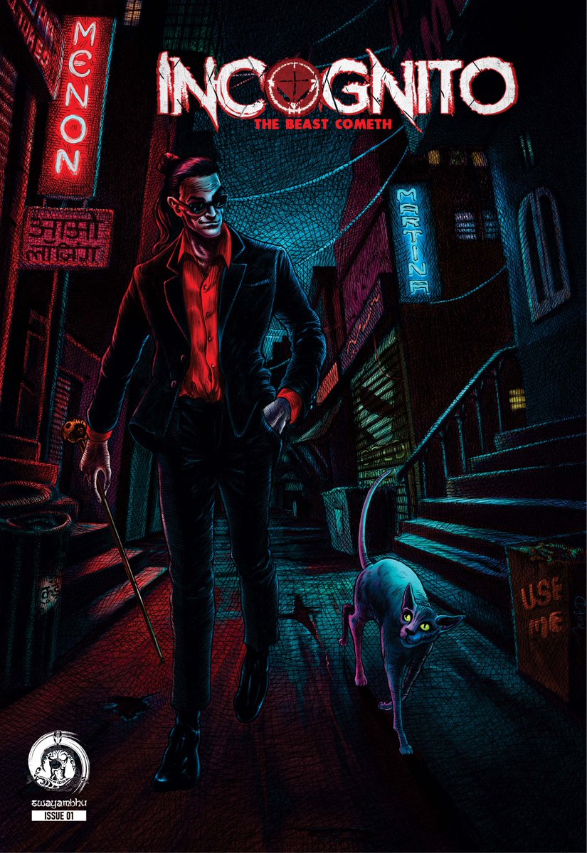 SudeepMenon10's tweet photo. Mysterious. Sinister. And a cat lover like me!
Presenting the covers of INCOGNITO #1 & #2 – now available in Hindi and English!
Step into the shadows... 👤🐾
#IncognitoComic #EnglishComics #IndieComics #ComicBookRelease #GraphicNovel #comics https://t.co/2ZRs1EDmfW