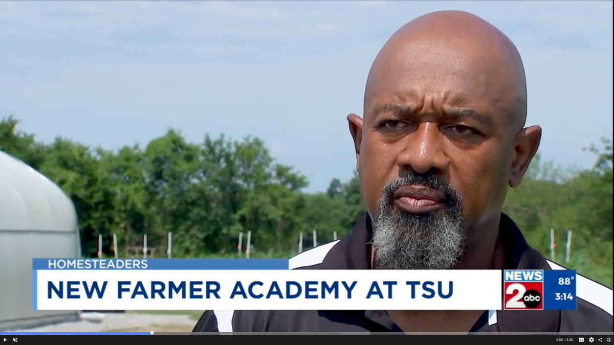 TSUCollegeofAG's tweet image. TSUAg Extension professional Finis Stribling III was the subject of a news story from Nashville's WKRN News 2 earlier this month, on our signature Tennessee New Farmer Academy program! It's a fun watch and a good (short) read... check it out!
bit.ly/4nJUUqA
