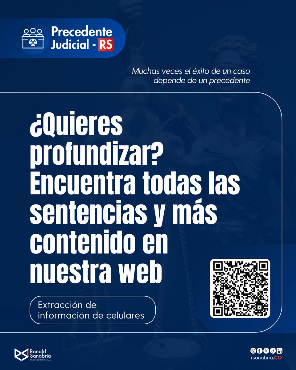 RsanabriaCo's tweet image. 📚 Lee el análisis completo y accede a las sentencias en 👉
🔗 rsanabria.co/2025/07/16/ext…

#RSanabriaProtecciónPenal #PrecedenteJudicial #DerechoPenal #ExtracciónDeInformación #Celulares #PruebaDigital #LitigaciónPenal #Jurisprudencia