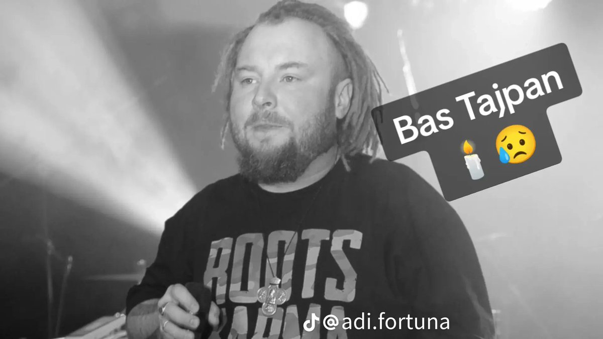 UMARŁ BAS TAJPAN W WIEKU 47 LAT🖤🖤🖤 [*], image size:1200x675