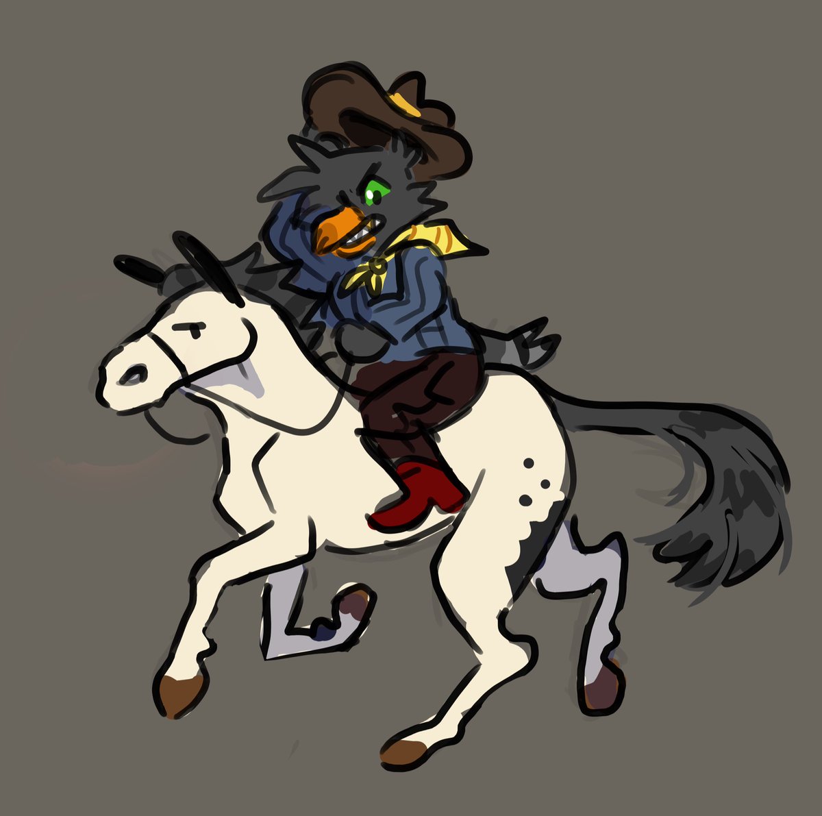 devilbird01's tweet image. scratching an itch in my brain 

#furryart #fursona